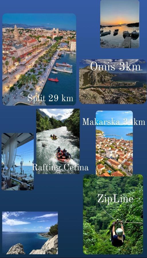 Apartament Island Luxury View Nemira Omiš Zewnętrze zdjęcie